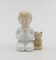 Ceramic Praying Boy Figurine, Religious Décor, Religious Gift, Church Décor, Baptism Gift